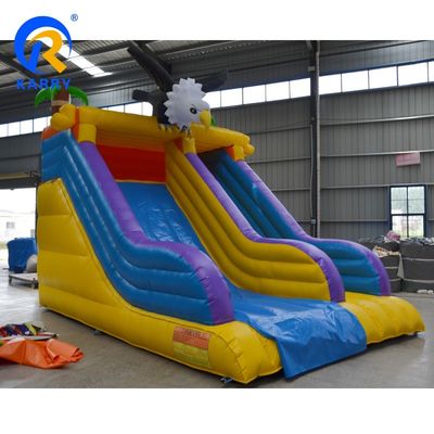 Dimensioni personalizzate Intrattenimento all' aperto Corvo arrabbiato Scivoli gonfiabili per bambini Gioco
