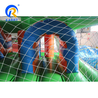 Salto scivolo e punteggio Combo PVC gonfiabile Bouncer House per gli appassionati di calcio unisex