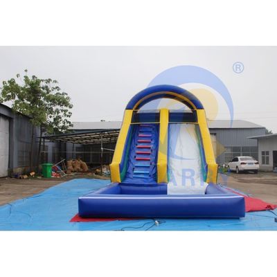 Il sogno dei bambini si avvera Slide d'acqua gonfiabile con anelli D e kit di riparazione
