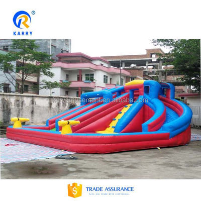 Estate grande piscina scivolo castello gonfiabile per bambini piscina all'aperto gioco di arrampicata