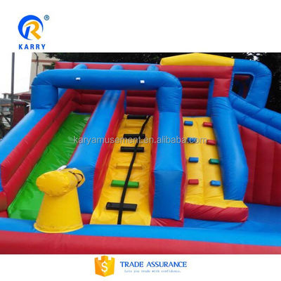 Estate grande piscina scivolo castello gonfiabile per bambini piscina all'aperto gioco di arrampicata