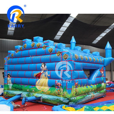 14 anni di vita attrezzature per divertimenti per bambini all'aria aperta casa gonfiabile con scivolo