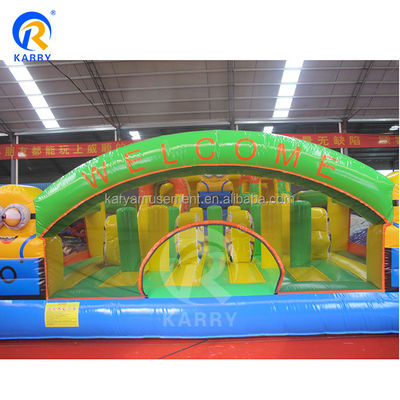 Accessori ventilatori minioni gonfiabili Fun City Castello a balzo per il tempo di gioco dei bambini
