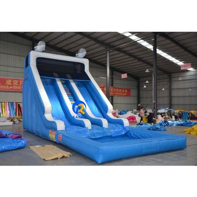 Capacità massima 100-500 kg Slide d'acqua gonfiabile a doppio uso commerciale per bambini adulti