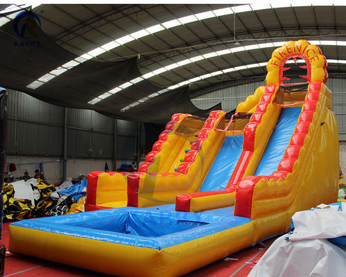 14 anni di promozione di eventi commerciali Parco acquatico gonfiabile all'aria aperta con piscina e castello