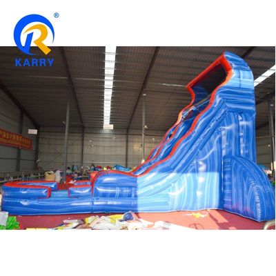CE EN14960 Certificato Air Slide a larga base Bouncer d'acqua Slide gonfiabile per adulti