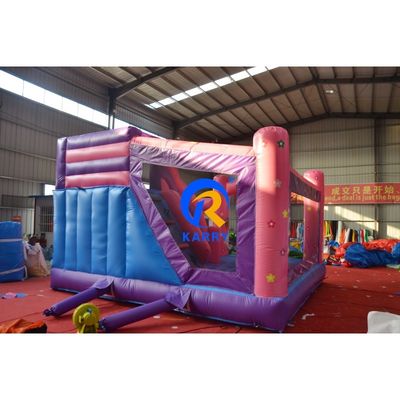 Portatile castello di principessa casa gonfiabile bouncer combo di scivolo per bambini