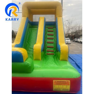 Capacità massima 100-500 kg Slide gonfiabile piccolo Bouncer castello per noleggio festa per bambini