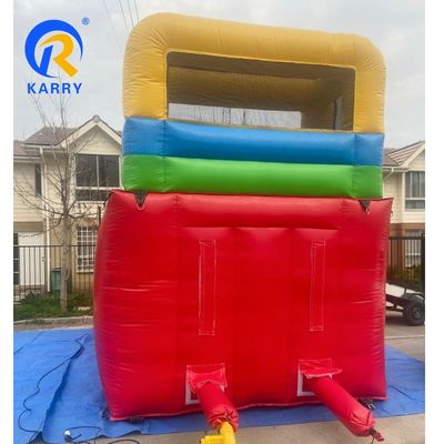 Capacità massima 100-500 kg Slide gonfiabile piccolo Bouncer castello per noleggio festa per bambini