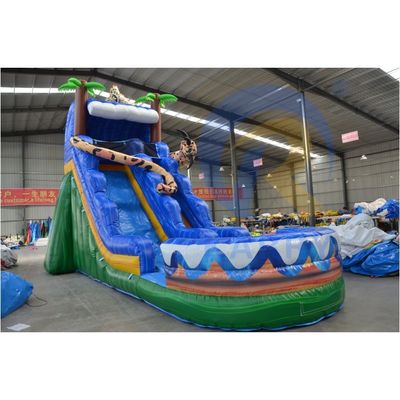 Occasioni commerciali PVC Air Filled Backyard Slide gonfiabile con piscina