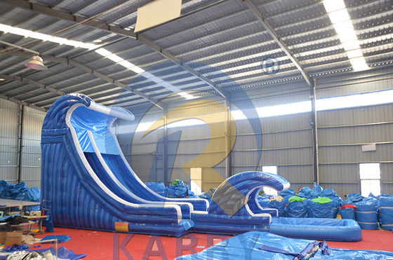 Shopping Mall Occasione Grande scivolo gonfiabile con piscina e percorso di scivolo lungo