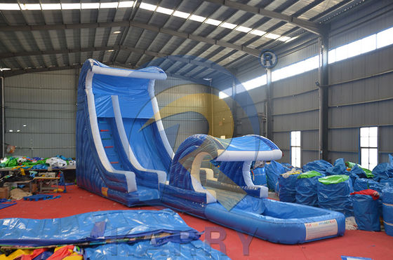 Shopping Mall Occasione Grande scivolo gonfiabile con piscina e percorso di scivolo lungo