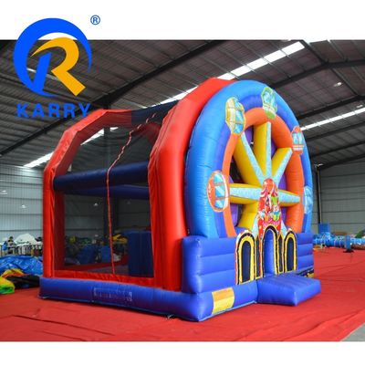 Gioco di salto per bambini portatile ruota panoramica castello gonfiabile per giochi all'aperto