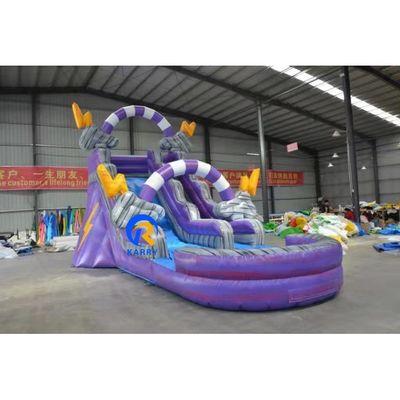 Logo personalizzato Bambini Parco giochi aria riempita Slide gonfiabili per l'acqua per unisex