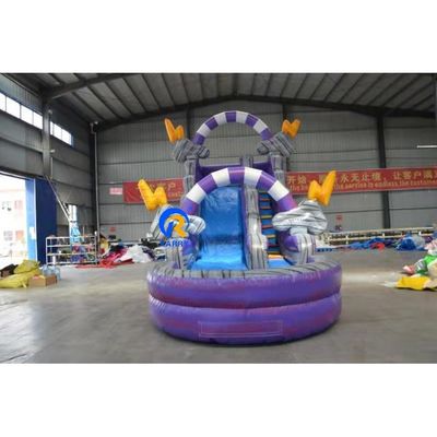 Logo personalizzato Bambini Parco giochi aria riempita Slide gonfiabili per l'acqua per unisex