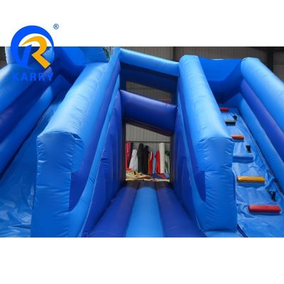 Parco giochi all'aria aperta PVC di qualità commerciale Come allenare il tuo drago Bouncer gonfiabile con 2 giochi di diapositive