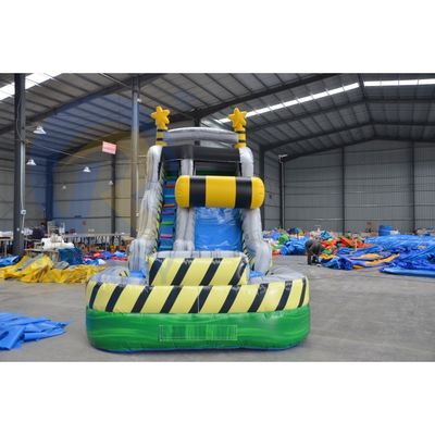 Accessori standard CE Slide tossico gonfiabile quadrato con slide per animali da piscina e da giungla