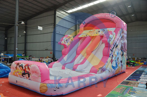 Playcenter Parco acquatico estivo Pink Princess Scivolo gonfiabile con piscina