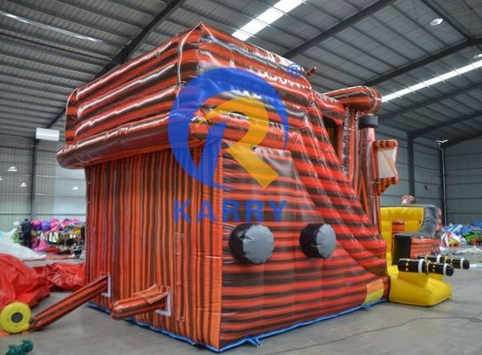 Facile da impostare nave pirata casa gonfiabile rimbalzo per bambini gioco all'aperto