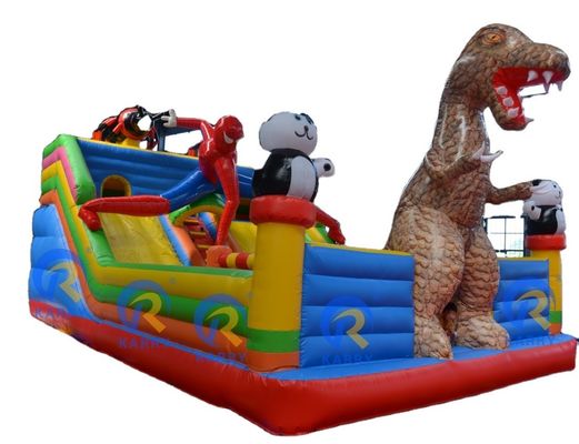 Il più popolare castello da gioco all'aperto Nuovo parco a tema dei dinosauri Castello