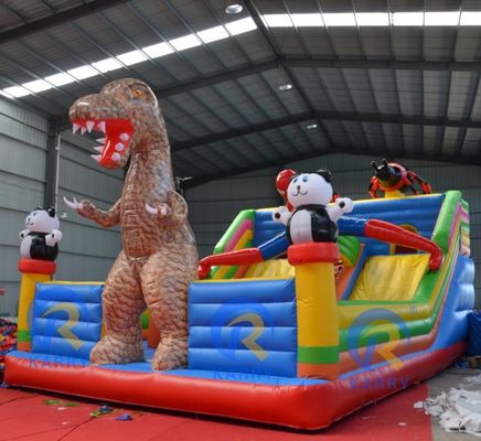 Il più popolare castello da gioco all'aperto Nuovo parco a tema dei dinosauri Castello