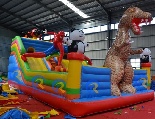 Il più popolare castello da gioco all'aperto Nuovo parco a tema dei dinosauri Castello