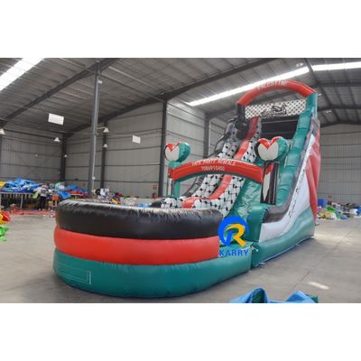 Slide secco gonfiabile commerciale per una bella piscina all'aperto e all'interno