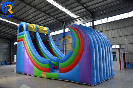 10*3,5*6m Slide rotativo ad acqua gonfiabile in PVC a prestazioni elevate per noleggiare feste estive