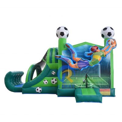 Home/Business PVC Elastico Calciatore Castello Casa di rimbalzo Slide gonfiabile