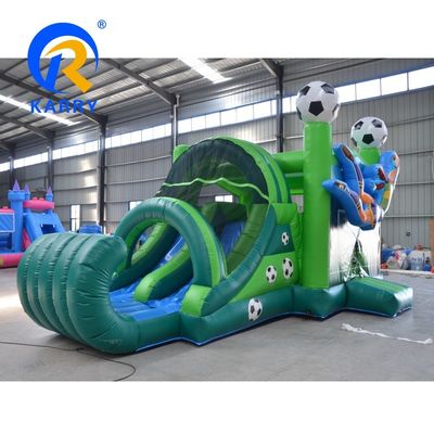 Home/Business PVC Elastico Calciatore Castello Casa di rimbalzo Slide gonfiabile