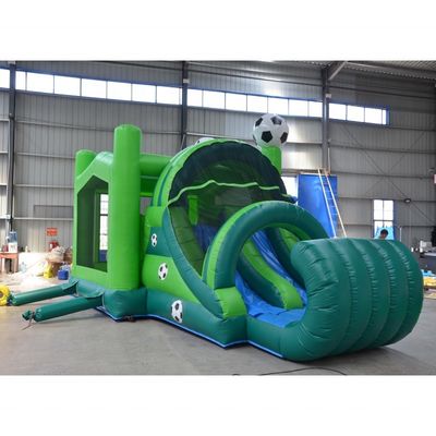 Home/Business PVC Elastico Calciatore Castello Casa di rimbalzo Slide gonfiabile