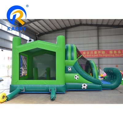 Home/Business PVC Elastico Calciatore Castello Casa di rimbalzo Slide gonfiabile