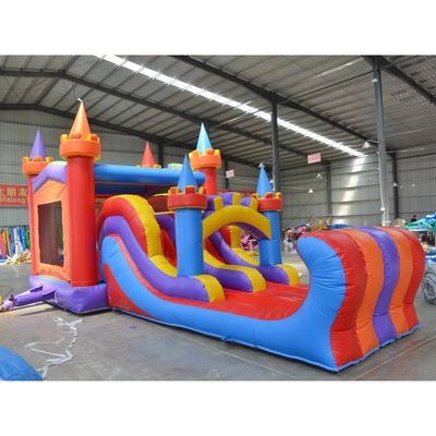 Via di consegna via mare/aria Slide gonfiabile con kit di riparazione degli accessori del castello salto