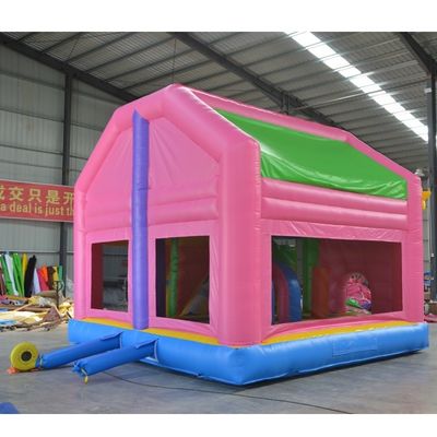 Promozione di eventi commerciali Unicorn Bouncy Castle con kit di riparazione e scivolo inclusi