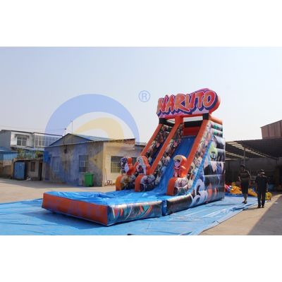 Piscine gonfiabili a slitta secca a colori personalizzati per divertimenti all'aria aperta
