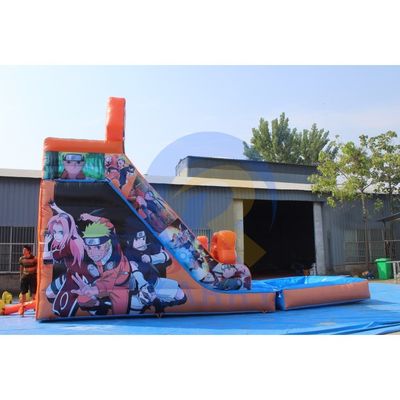 Piscine gonfiabili a slitta secca a colori personalizzati per divertimenti all'aria aperta