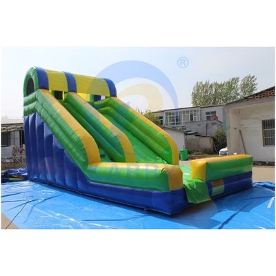 Attract CE EN14960 Certificato Leopard Print Arch Slide d'acqua gonfiabili con piscina