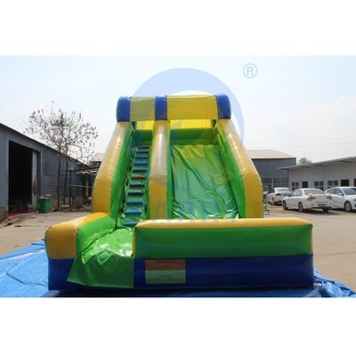 Attract CE EN14960 Certificato Leopard Print Arch Slide d'acqua gonfiabili con piscina