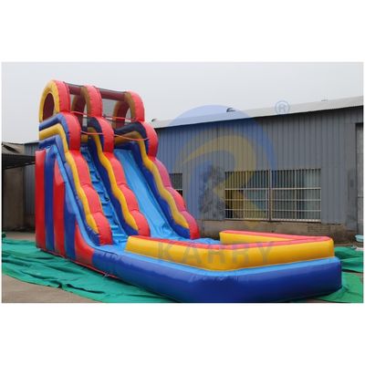 Leopard Print Arch Water Slide gonfiabile con design a secco bagnato ed eccitazione per il nuoto