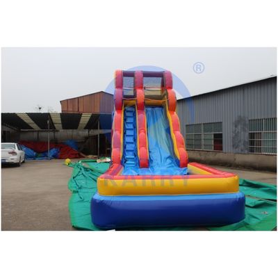Leopard Print Arch Water Slide gonfiabile con design a secco bagnato ed eccitazione per il nuoto