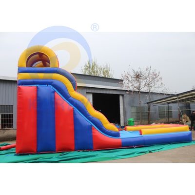 Leopard Print Arch Water Slide gonfiabile con design a secco bagnato ed eccitazione per il nuoto
