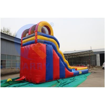 Leopard Print Arch Water Slide gonfiabile con design a secco bagnato ed eccitazione per il nuoto