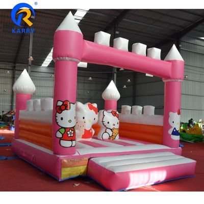 Home/Business Divertimento garantito con Pastel Pink Jumping Castle Pagamento T/T incluso