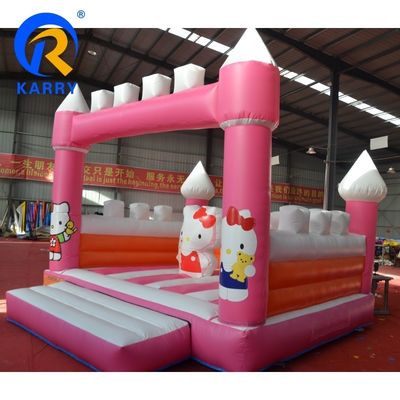 Home/Business Divertimento garantito con Pastel Pink Jumping Castle Pagamento T/T incluso