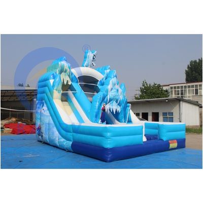 Combo di scivoli gonfiabili per escivitori congelati per adulti certificato CE/EN71/EN14960
