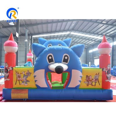 Evento commerciale attrezzature per parchi di divertimenti gonfiabili per bambini tema Tom Jerry