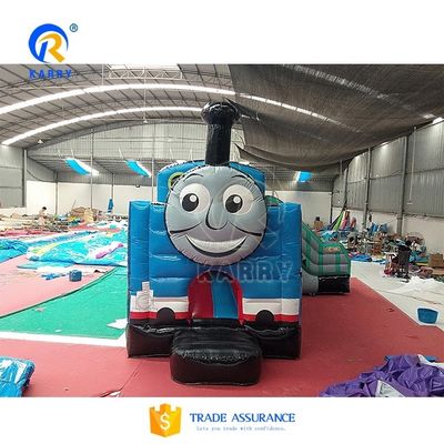 Caratteristiche Slide gonfiabile portatile all'interno del centro commerciale 2024 Cartoon Train Slide Trampoline