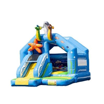 Casa gonfiabile portatile con piccolo scivolo Promozione di eventi commerciali