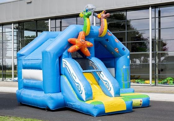 Casa gonfiabile portatile con piccolo scivolo Promozione di eventi commerciali