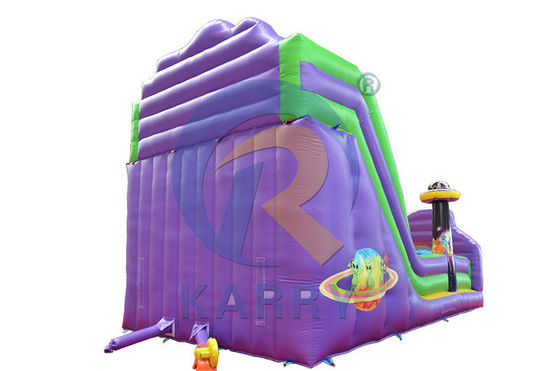 PVC Commercial Wet Dry Space Travel Slide Inflatabile Casa rimbalzata per bambini e adulti